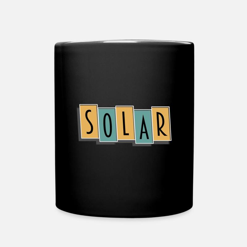 Solar | Hotelanzeiger - Tasse einfarbig - Schwarz
