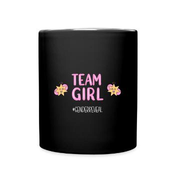 Gender Reveal Babyparty Geschlecht - Full Colour Mug - black - Front