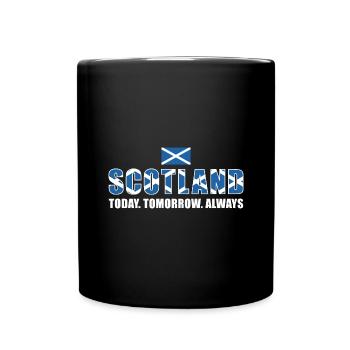 L’Écosse aujourd’hui demain Toujours l’Écosse Rugby - Mug uni - noir - Devant
