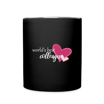 world's best colleague - Full Colour Mug - black - Front
