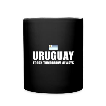 Uruguay Today Tomorrow Always Uruguay Rugby - Tasse einfarbig - Schwarz - Vorne