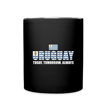 Uruguay Today Tomorrow Always Uruguay Rugby - Tasse einfarbig - Schwarz - Vorne