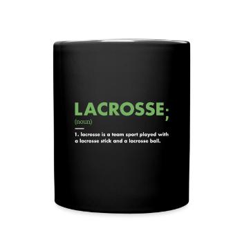Sport Definition Lacrosse - Tasse einfarbig - Schwarz - Vorne