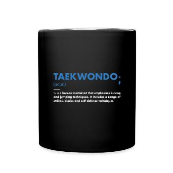 Sport Définition Taekwondo - Mug uni - noir - Devant