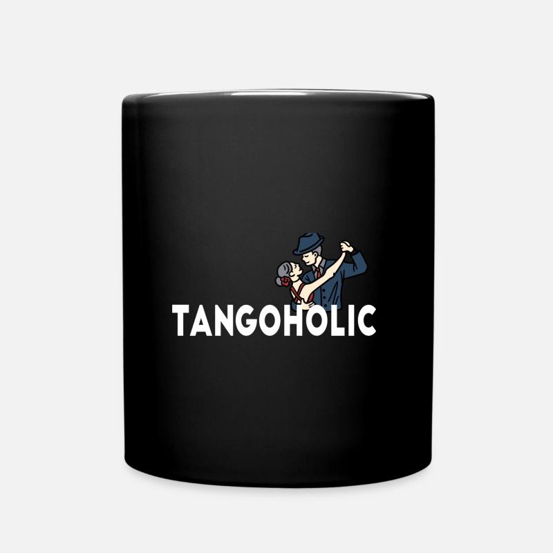 Tangoholic Tango Tanzen Kleid Tanzschuhe Tänzer - Tasse einfarbig - Schwarz