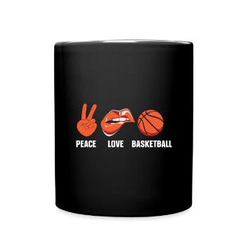 Joueurs de basket-ball - Mug uni - noir - Devant