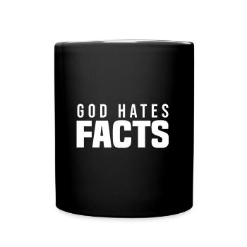 Atheismus Skeptiker Atheisten Atheist Wissenschaft - Tasse einfarbig - Schwarz - Vorne