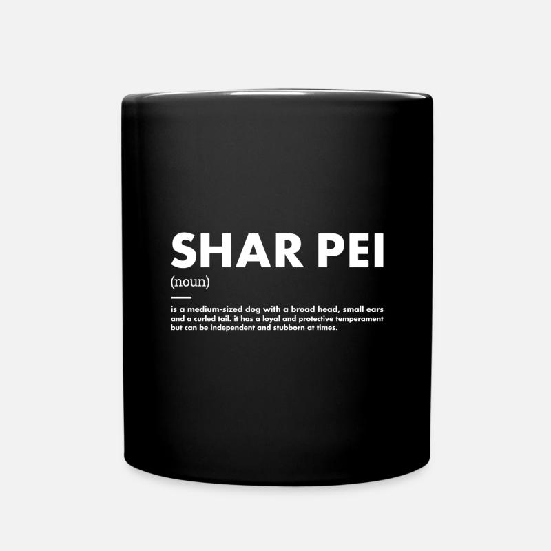 Définition de Shar Pei - Mug uni - noir