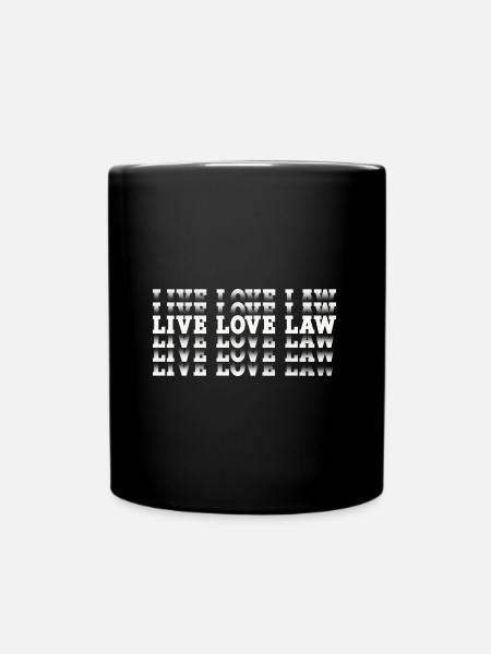 Anwalt - Tasse einfarbig - Schwarz