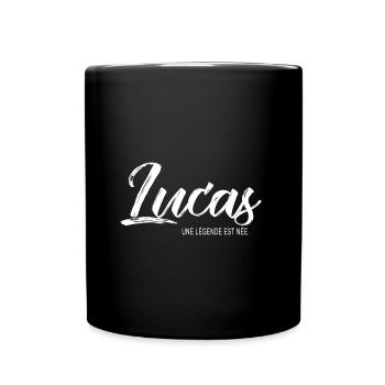 Lucas une légende Cadeau T shirt lucas - Mug uni - noir - Devant