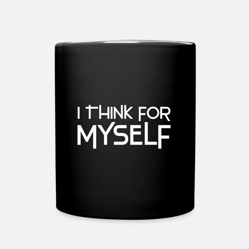 Atheismus - Tasse einfarbig - Schwarz
