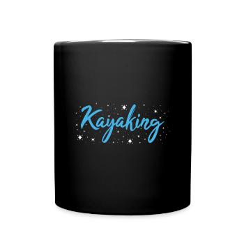 Kayaker Kayaking - Full Colour Mug - black - Front