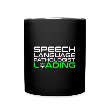 Logopäde Sprachtherapie Sprachtherapeut - Tasse einfarbig - Schwarz - Vorne