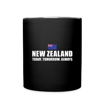 New Zealand No Helmets No Pads New Zealand Rugby - Tasse einfarbig - Schwarz - Vorne
