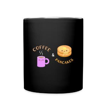 Crêpe - Mug uni - noir - Devant