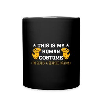 Bartagame Bearded Dragon - Full Colour Mug - black - Front