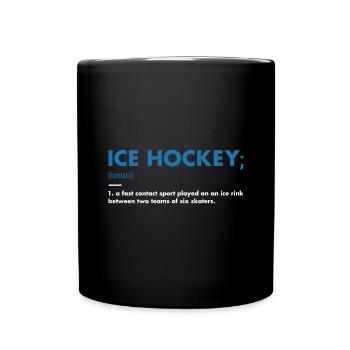Sport Definition Ice Hockey - Tasse einfarbig - Schwarz - Vorne
