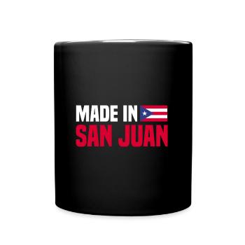 San Juan Puerto Rico - Full Colour Mug - black - Front