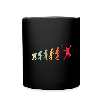 Badminton Evolution - Full Colour Mug - black - Front