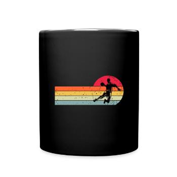 Handball Handballer - Tasse einfarbig - Schwarz - Vorne