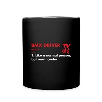 Sport Driver Definition BMX - Full Colour Mug - black - Front