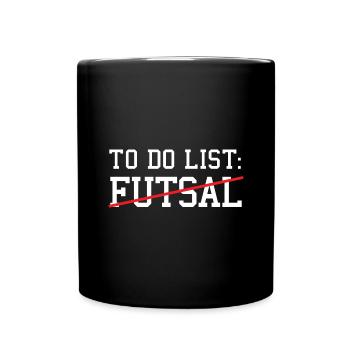 Sport To Do List Futsal - Full Colour Mug - black - Front