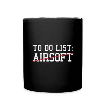 Sport To Do List Airsoft - Full Colour Mug - black - Front