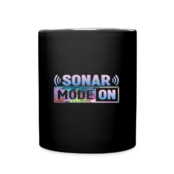 Meeresbiologie Delfin | Meeresbiologe Geschenkidee - Tasse einfarbig - Schwarz - Vorne