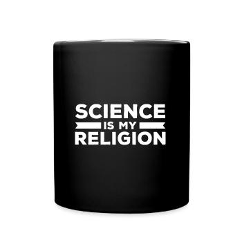 Atheisten Sprüche | Atheismus Skeptiker Geschenke - Tasse einfarbig - Schwarz - Vorne