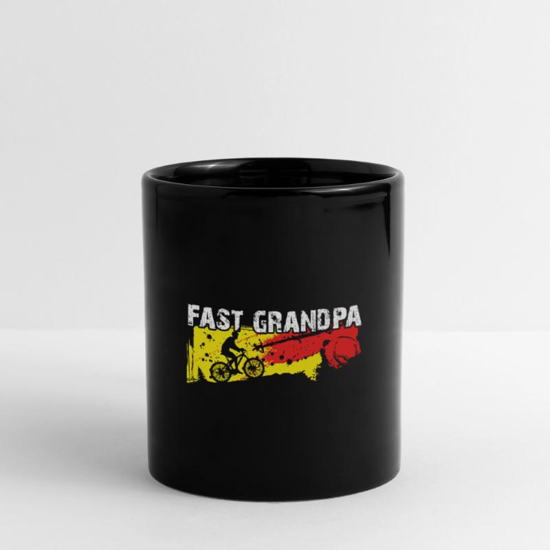 Papi rapide sur le vélo Mug uni