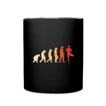 Yogi Evolution Yoga - Tasse einfarbig - Schwarz - Vorne
