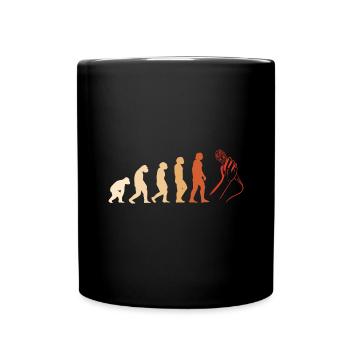 Comedian Evolution Stand Up Comedy - Full Colour Mug - black - Front