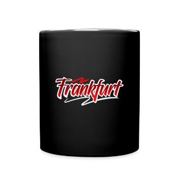 Frankfurt - Tasse einfarbig - Schwarz - Vorne