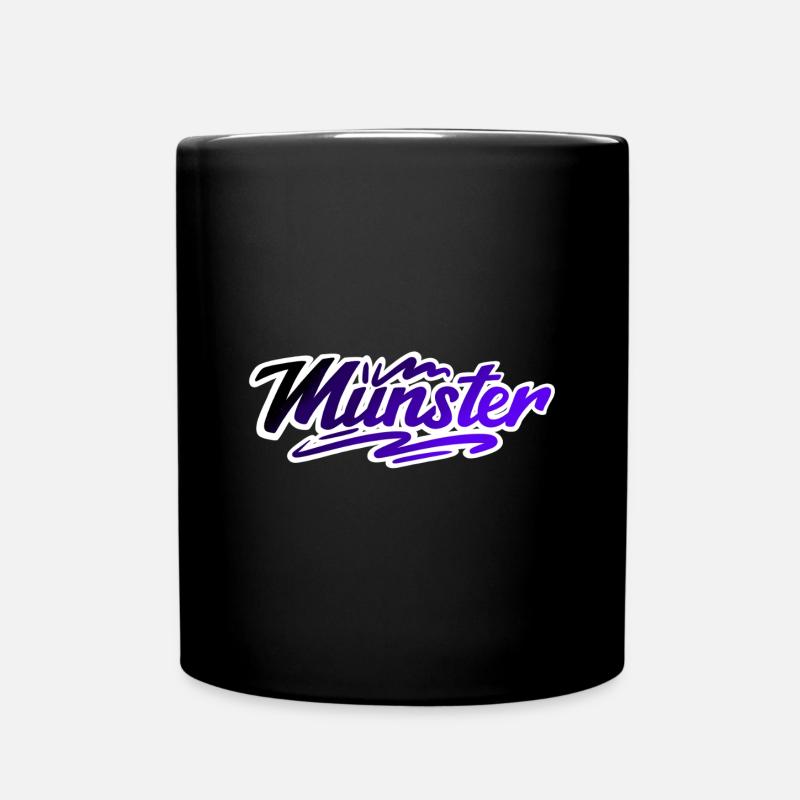 Münster - Tasse einfarbig - Schwarz
