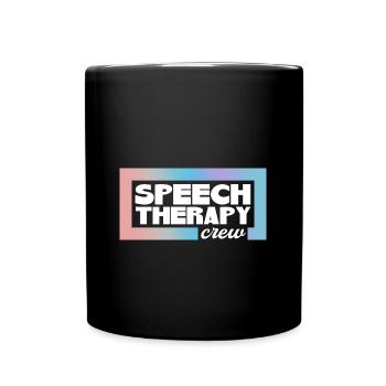 Logopäde Sprachtherapie Sprachtherapeut - Tasse einfarbig - Schwarz - Vorne