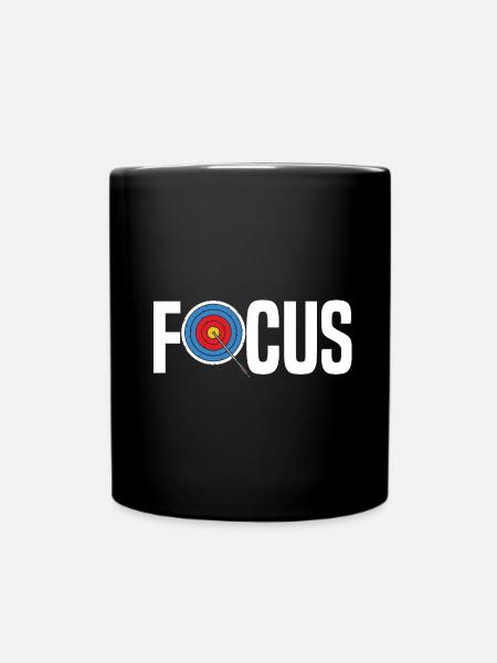 Tir à l’arc Flèche Tir à l’arc Tir à l’arc - Mug uni - noir