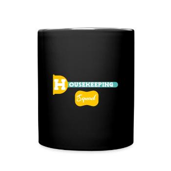 Femme de ménage Ménage - Mug uni - noir - Devant