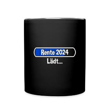 Rente 2024 Lädt... Rente 2024 - Tasse einfarbig - Schwarz - Vorne
