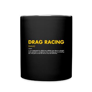 Sport Définition Drag Racing - Mug uni - noir - Devant