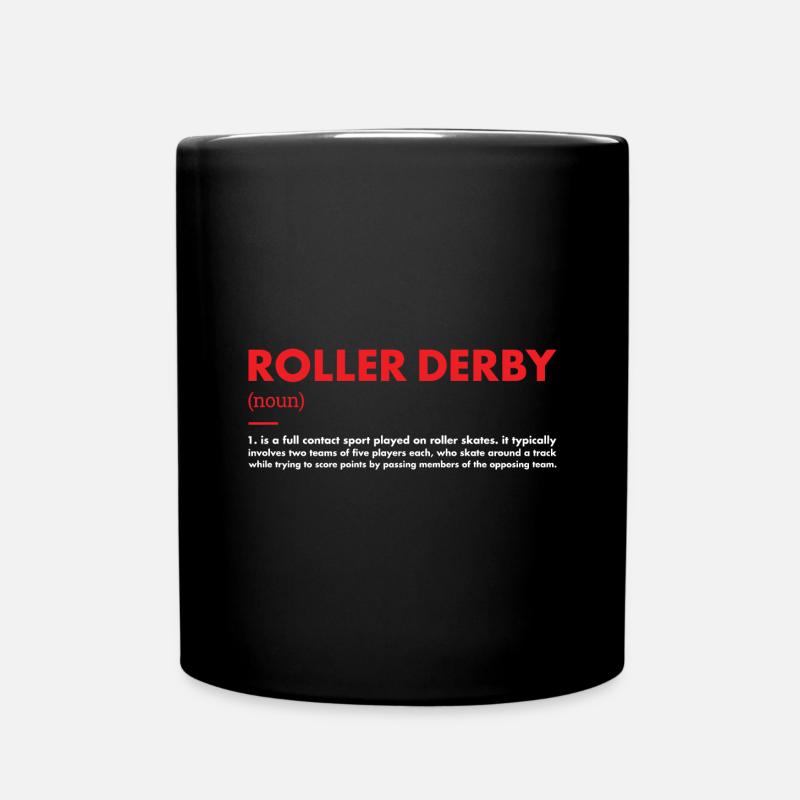 Définition du sport Roller Derby - Mug uni - noir