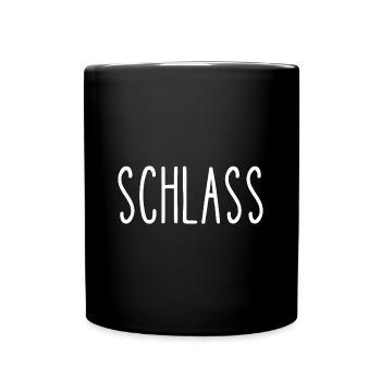 schlass - Mug uni - noir - Devant