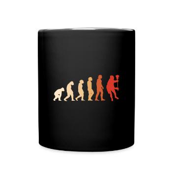 Sport Evolution Field Lacrosse - Full Colour Mug - black - Front