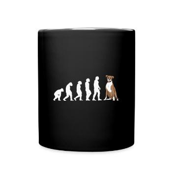 Evolution Boxer - Full Colour Mug - black - Front
