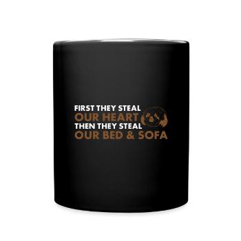 Ils volent notre cœur Shih Tzu - Mug uni - noir - Devant