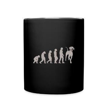 Braque de Weimar Evolution - Mug uni - noir - Devant