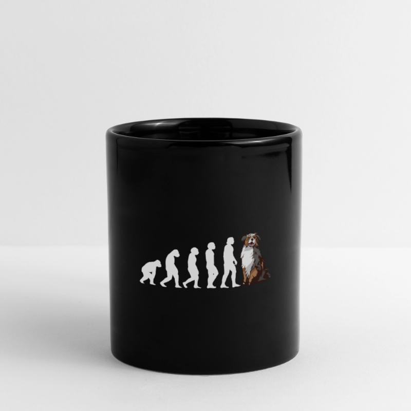 Dog Evolution Aussie Tasse einfarbig
