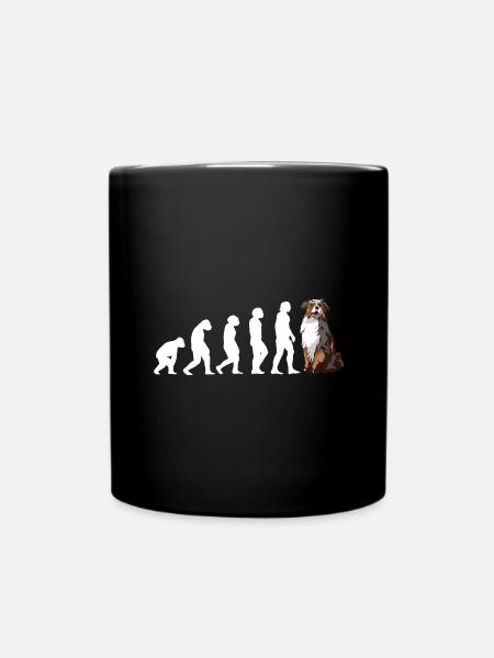 Dog Evolution Aussie - Tasse einfarbig - Schwarz
