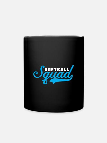 Softball - Tasse einfarbig - Schwarz