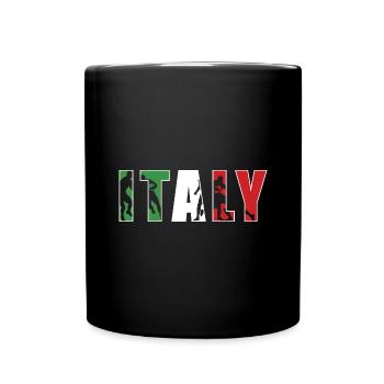 Italy Rugby - Full Colour Mug - black - Front