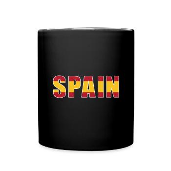Spain Rugby - Full Colour Mug - black - Front
